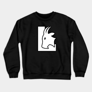 White Goat Crewneck Sweatshirt